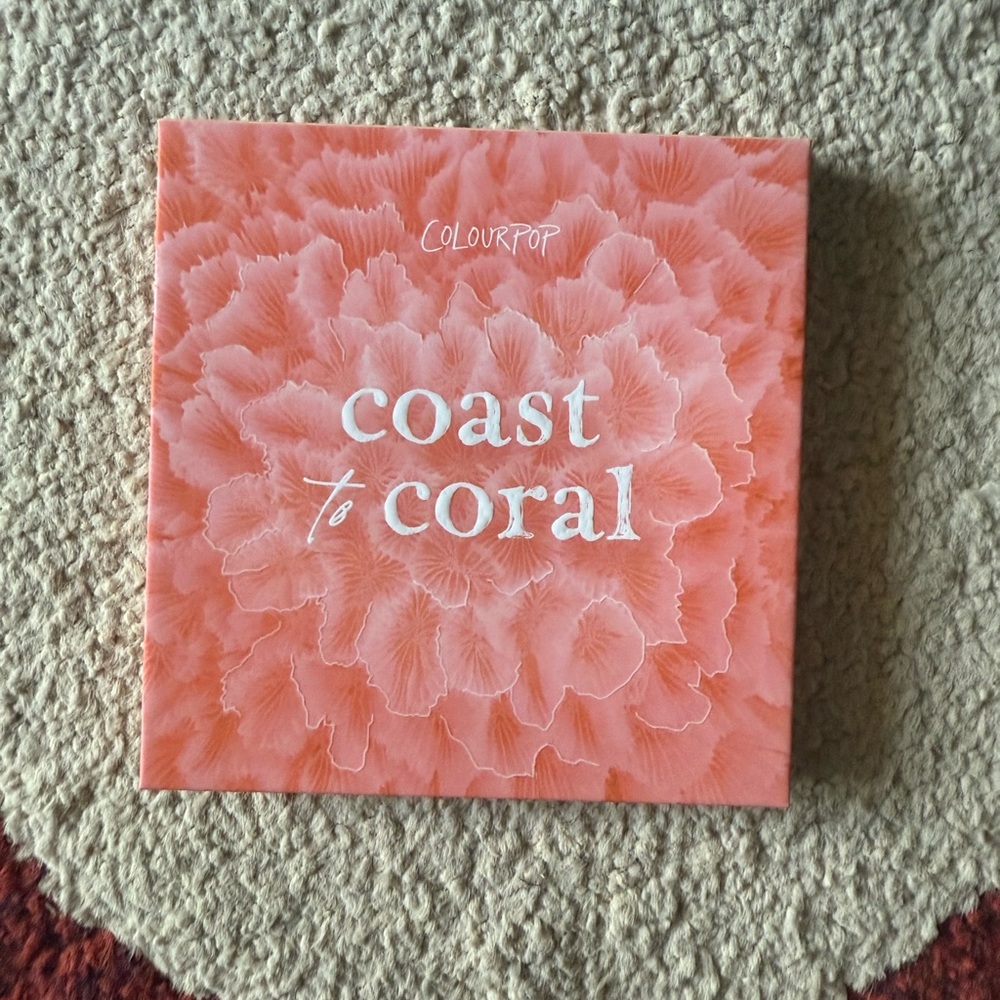 ColourPop Coast to Coral Eyeshadow Palette - Brand New - Discontinued
